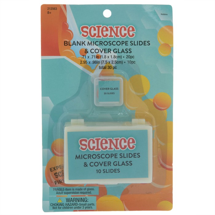 Microscope Slides & Cover Glass Hobby Lobby 212563