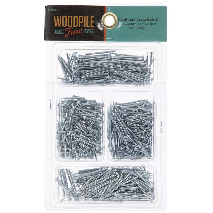Nickel Nail Assortment Hobby Lobby 415646