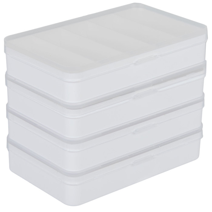 White Stackable Organizing Bins Hobby Lobby 1504596