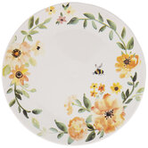Orange & Yellow Flowers Plate