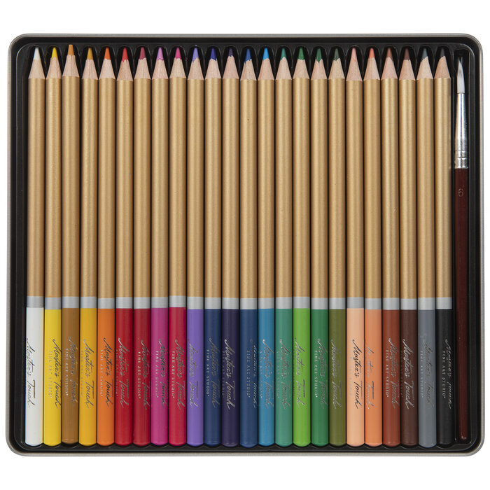 Master's Touch Watercolor Pencils 24 Piece Set Hobby Lobby 1517317