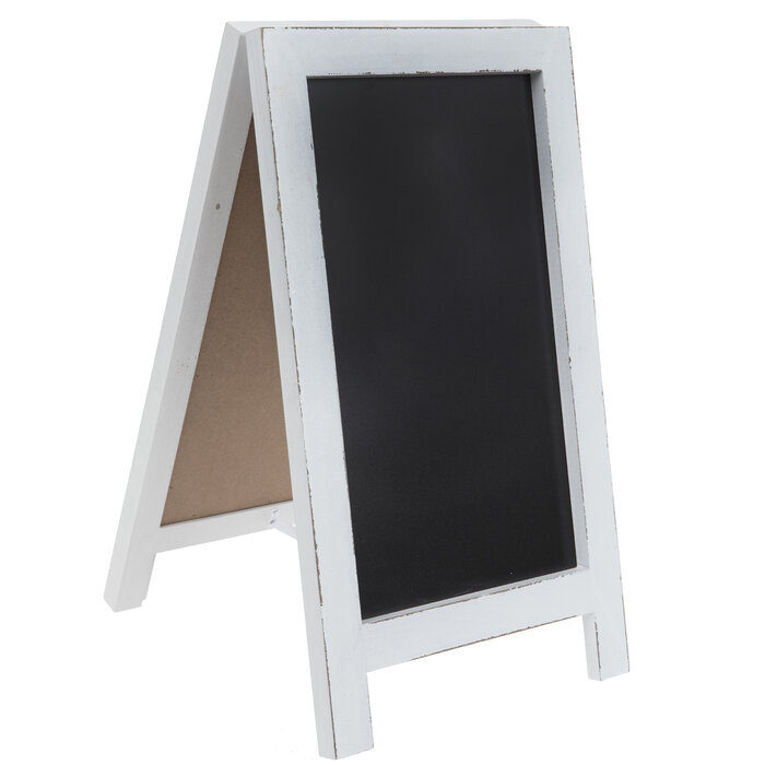 Distressed White Wood Chalkboard Easel Hobby Lobby 2176485