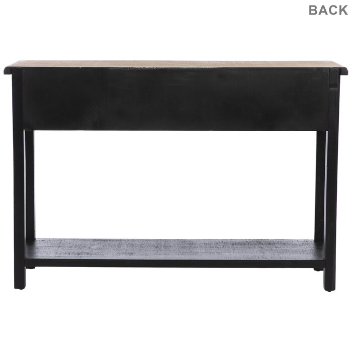 Black Medallion Wood Console Table | Hobby Lobby | 2124048