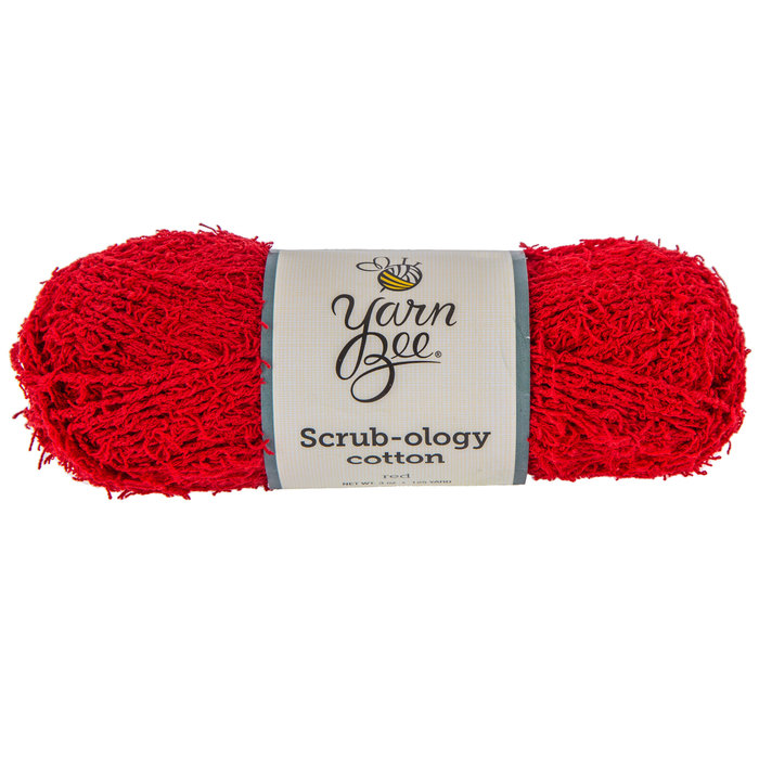 Red Yarn Bee ScrubOlogy Cotton Yarn Hobby Lobby 1671825