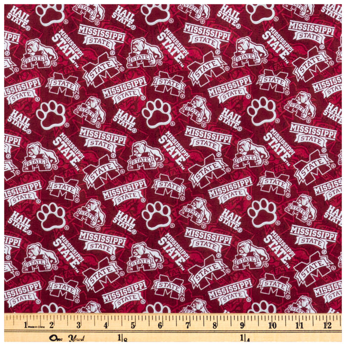 Mississippi State Collegiate Cotton Fabric Hobby Lobby 953133
