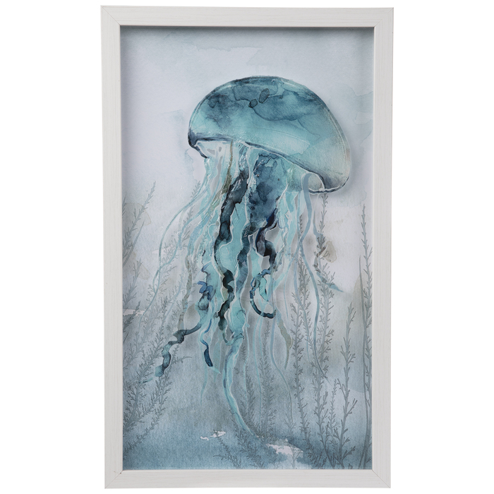Blue Jellyfish Framed Wall Decor Hobby Lobby 1946748