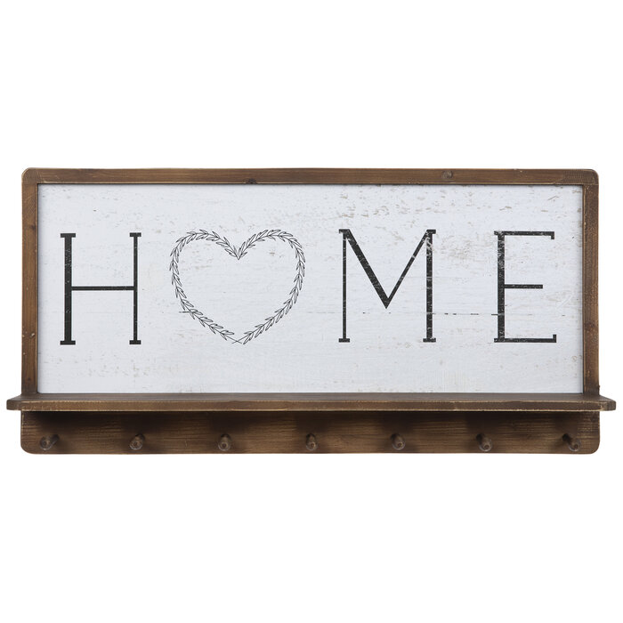 Home Wood Wall Shelf With Hooks Hobby Lobby 2179083
