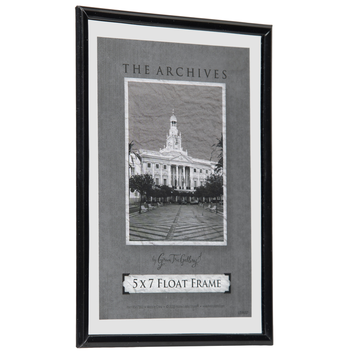 Black Float Wall Frame 5" x 7" Hobby Lobby 587360