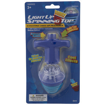 light up spinning top