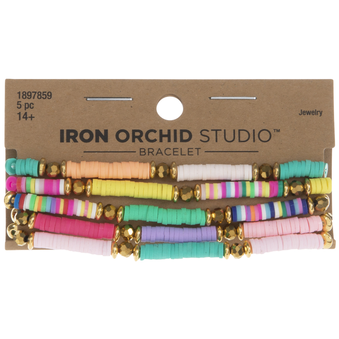 MultiColor Heishi Bracelets Hobby Lobby 1897859
