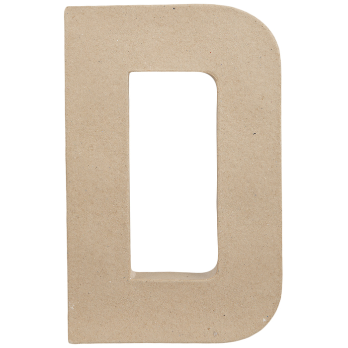 Paper Mache Letter D 8 1/4" Hobby Lobby 185603