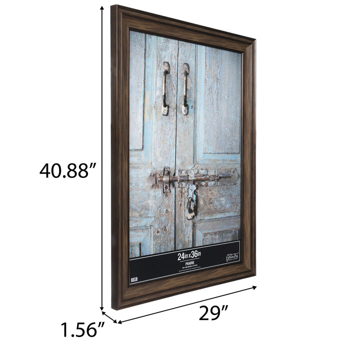Brown Scoop Wood Look Wall Frame 24" x 36" Hobby Lobby 2195857