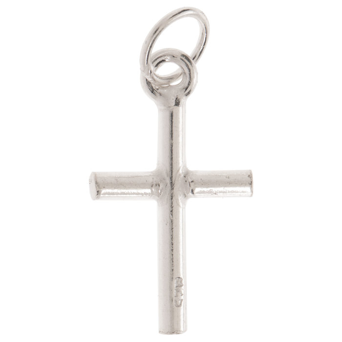 Sterling Silver Simple Cross Charm Hobby Lobby 367052