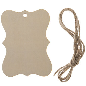 Quatrefoil Wood Craft Tags | Hobby Lobby | 1899830
