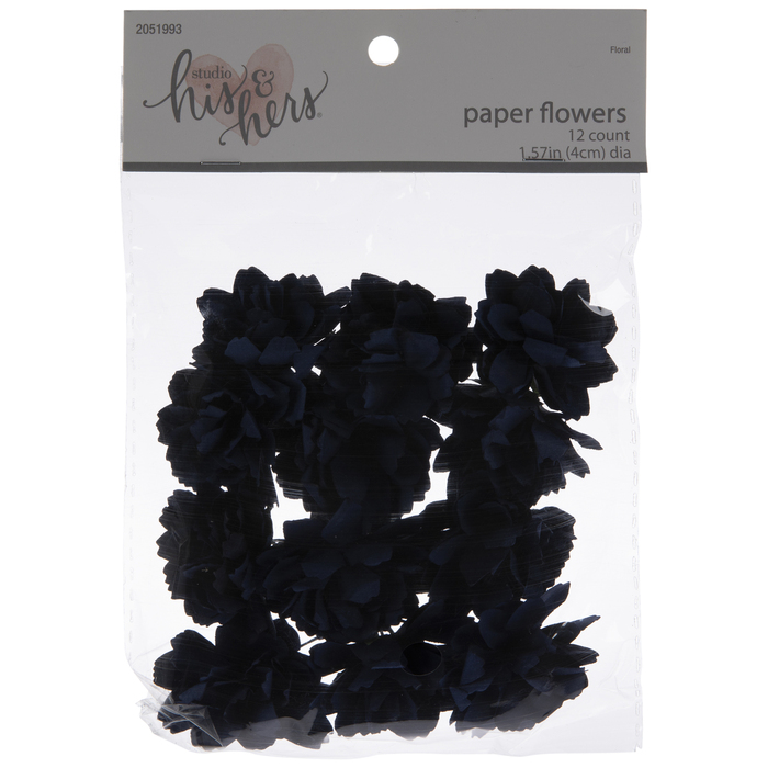Navy Paper Flowers Hobby Lobby 2051993