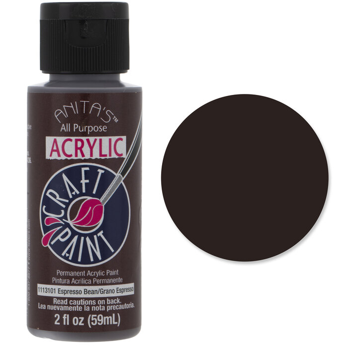 Espresso Bean Anita's Acrylic Craft Paint Hobby Lobby 669580