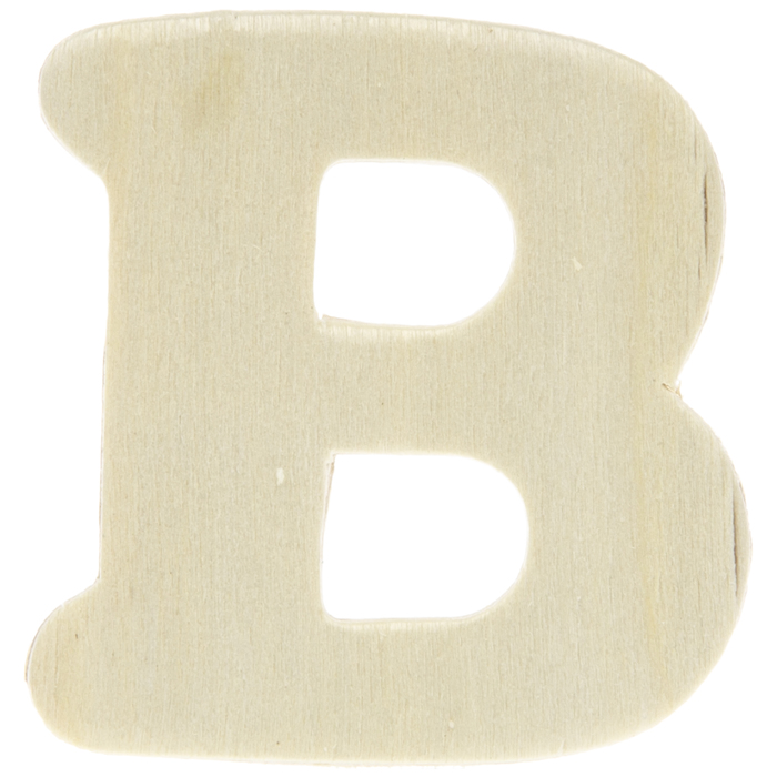 Wood Letters B 1 3/4" Hobby Lobby 214759