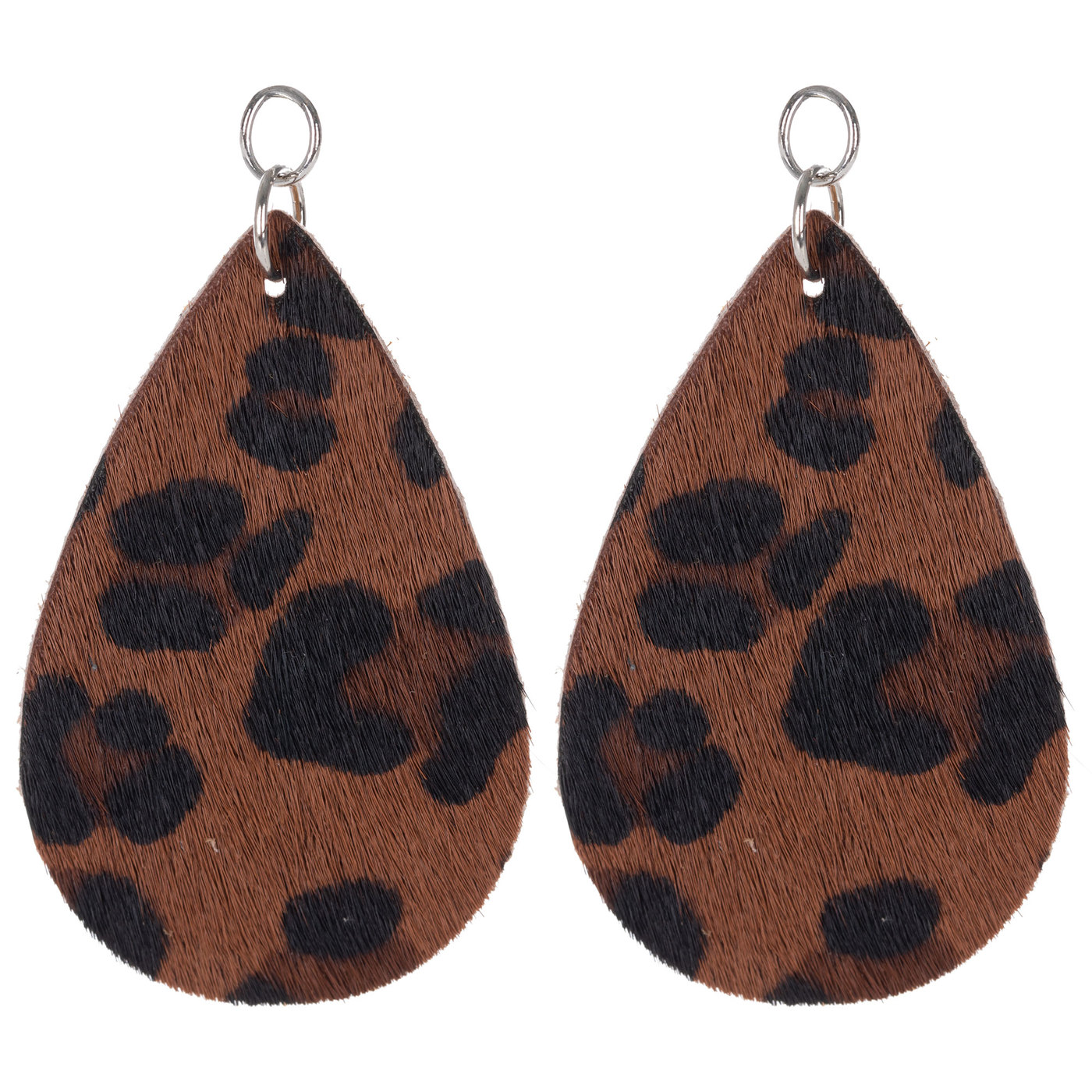 Imitation Leather Teardrop Pendants Leopard Print LP015 4 Pieces Imitation Leather Teardrop Pendants Leopard Print LP015 4 Pieces