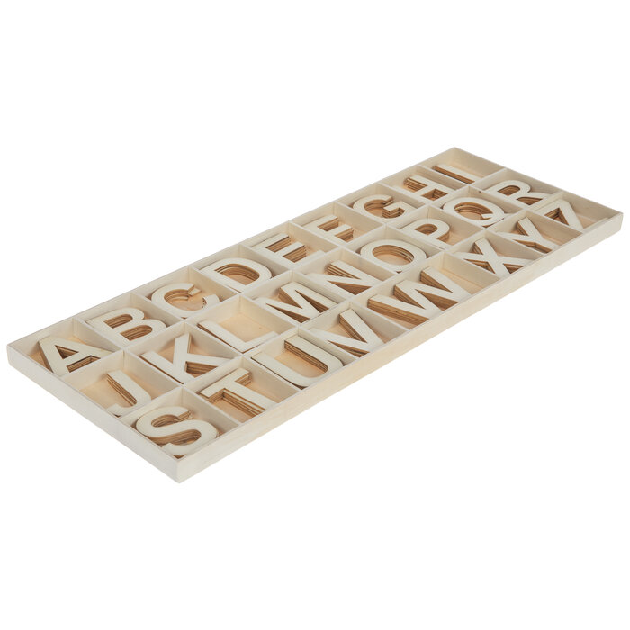 Wood Alphabet 2" Hobby Lobby 2151827