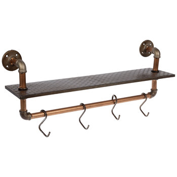 Industrial Pipe Metal Wall Shelf With Hooks Hobby Lobby 1816073 - Metal Wall Shelves With Hooks Industrial Pipe Metal Wall Shelf With Hooks Hobby Lobby 1816073 - Metal Wall Shelves With Hooks