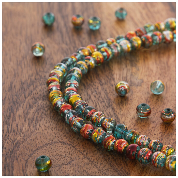 Confetti Glass Bead Strands Hobby Lobby 566224