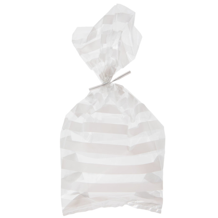 White Striped Cello Treat Bags Hobby Lobby 1698653