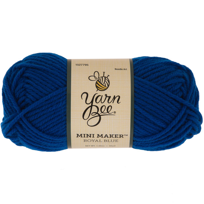 Royal Blue Yarn Bee Mini Maker Yarn Hobby Lobby 1527795