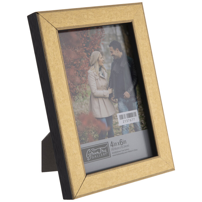 Gold Textured Wood Frame Hobby Lobby