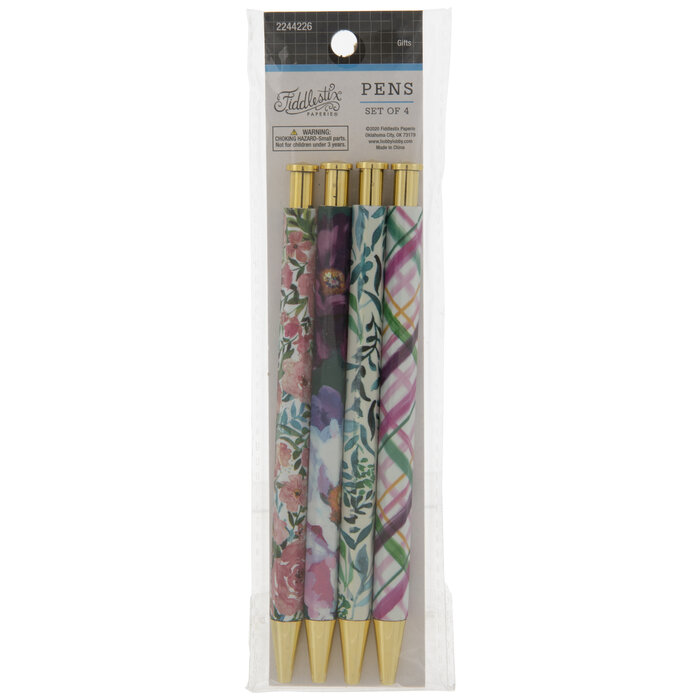 Gold Tip Floral Pens 4 Piece Set Hobby Lobby 2244226