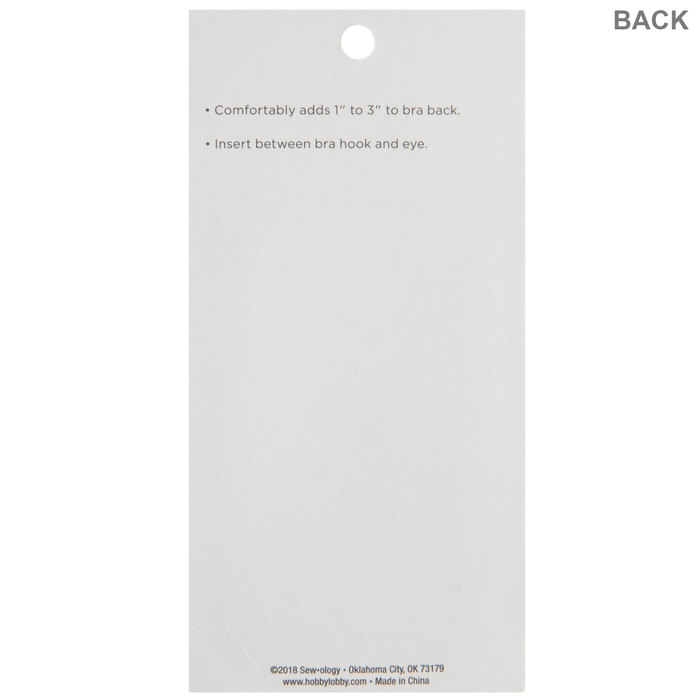 White BraBack Extender 1 1/2" Hobby Lobby 807750