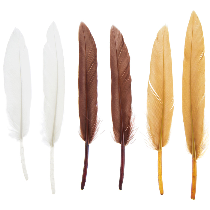 Earth Mix Mini Craft Feathers 3" Hobby Lobby 1536978