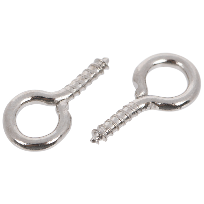 Nickel Plated Screw Eyes 15mm Hobby Lobby 146415