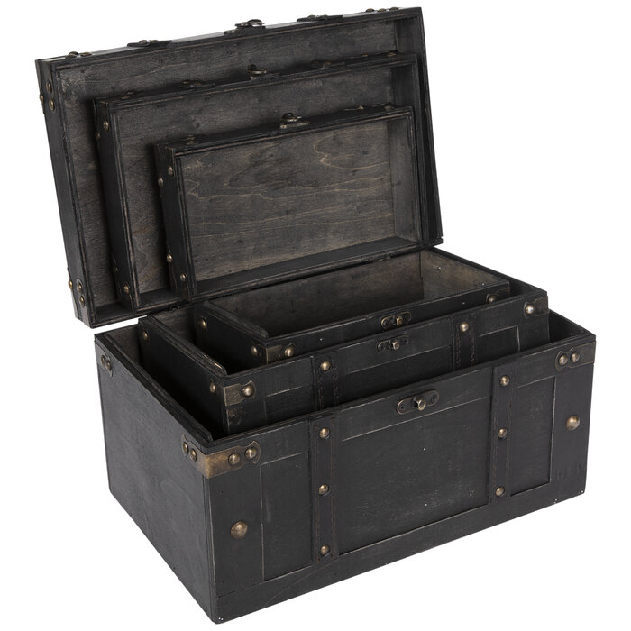 Black Trunk Box Set Hobby Lobby 1146273