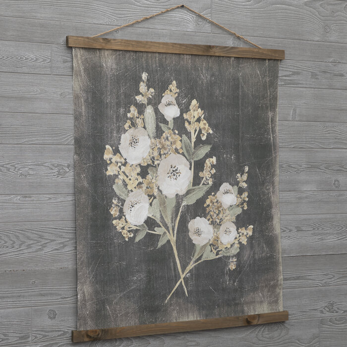 Black Floral Tapestry Wood Wall Decor Hobby Lobby 2177822