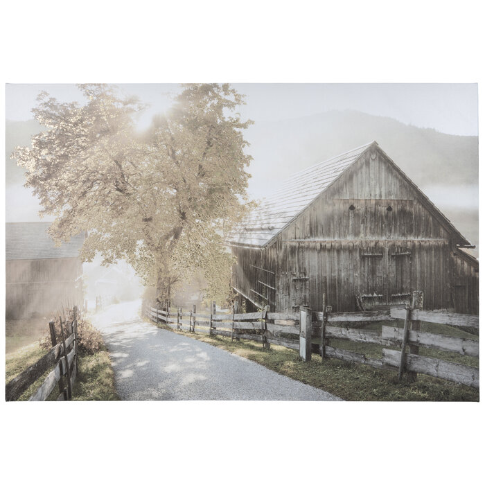 Barns & Gold Tree Canvas Wall Decor Hobby Lobby 2187623