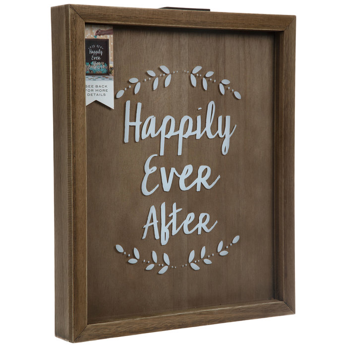 Happily Ever After Guest Book Wood Drop Box Hobby Lobby 1562180