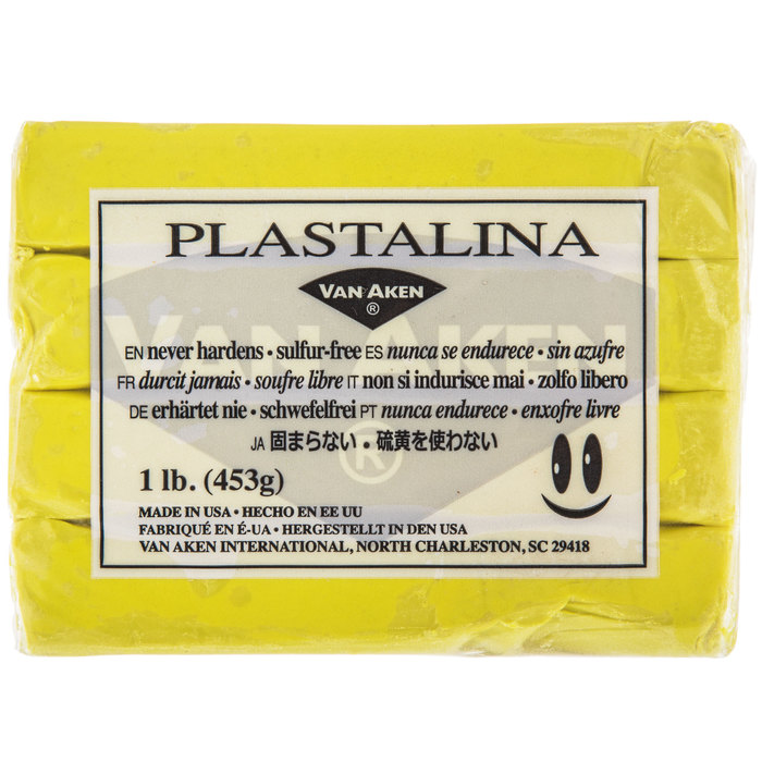 yellow modeling clay