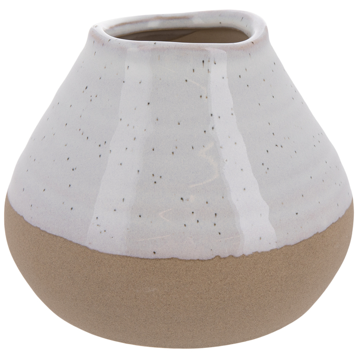 White & Brown Speckled Mini Flower Pot Hobby Lobby 1912914