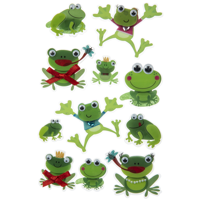 Frog 3D Stickers Hobby Lobby 1884055