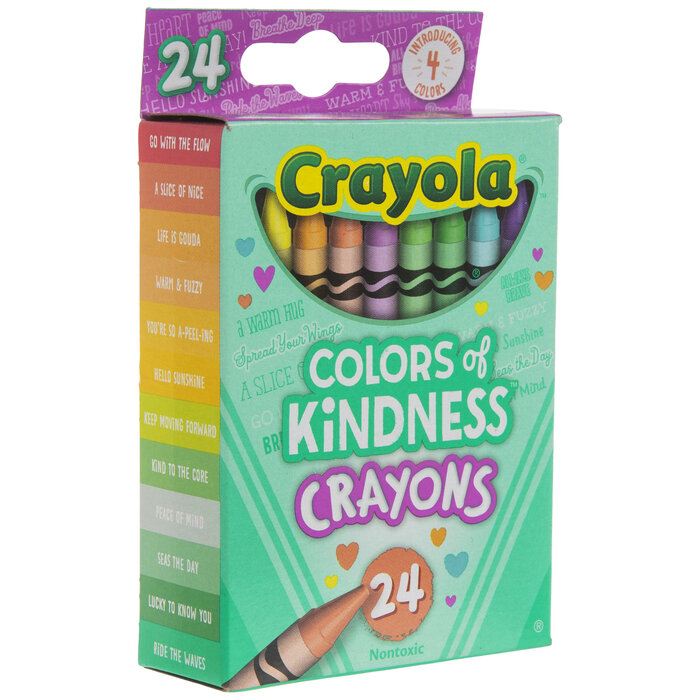 Crayola Colors Of Kindness Crayons 24 Piece Set Hobby Lobby 2247039