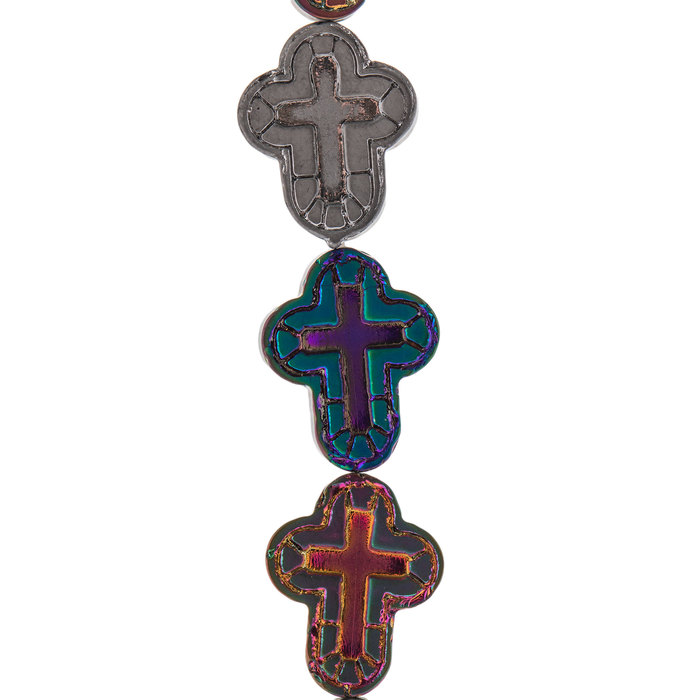 Cross Glass Bead Strand Hobby Lobby 1741628