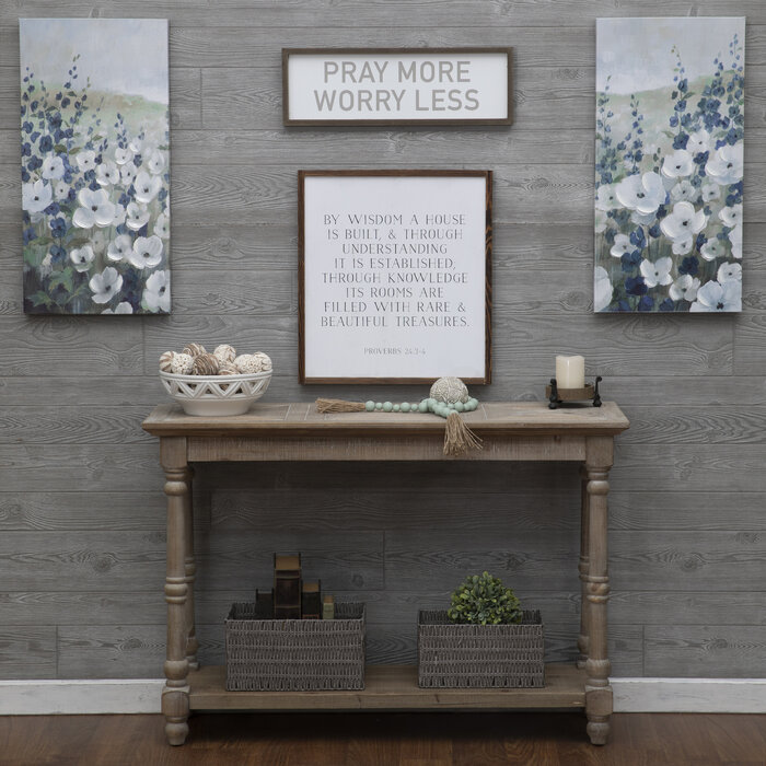 White & Blue Flowers Canvas Wall Decor Set Hobby Lobby 2174043