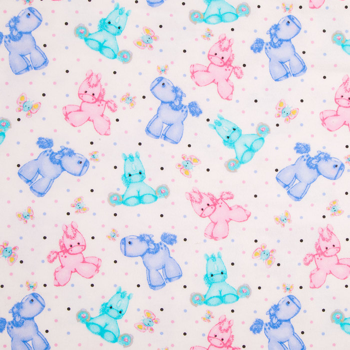 Pony & Butterfly Flannel Fabric Hobby Lobby 1569714