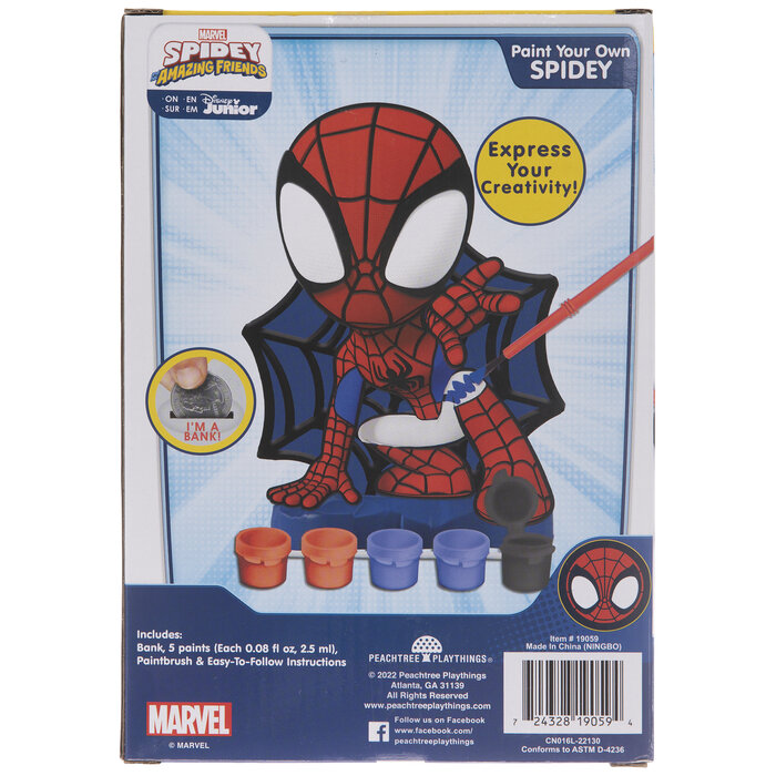 Spidey Paint Your Own Coin Bank Kit Hobby Lobby 2193605