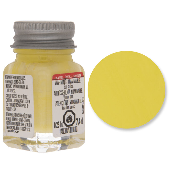 Gloss Light Yellow Testors Enamel Paint Hobby Lobby 513382