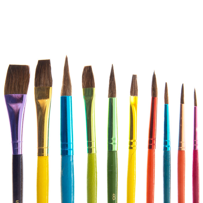 Paint Brushes 10 Piece Set Hobby Lobby 327254