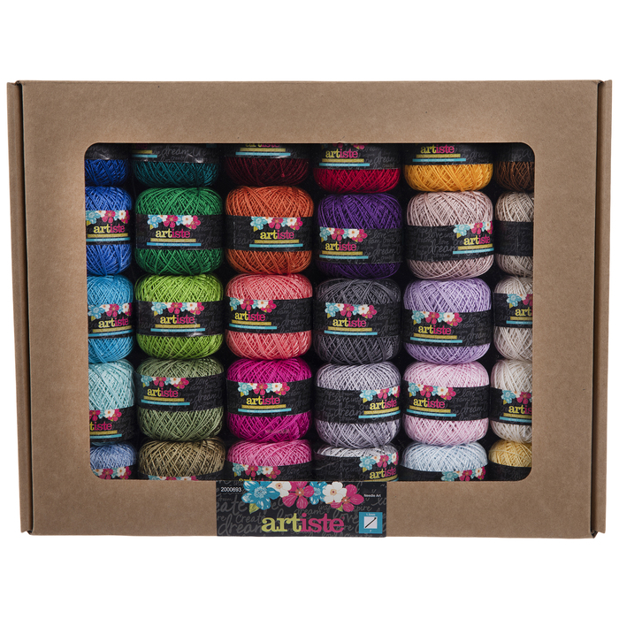 MultiColor Artiste Crochet Cotton Thread Hobby Lobby 2000693