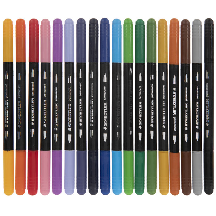 Staedtler double ended permanent pens Clearance