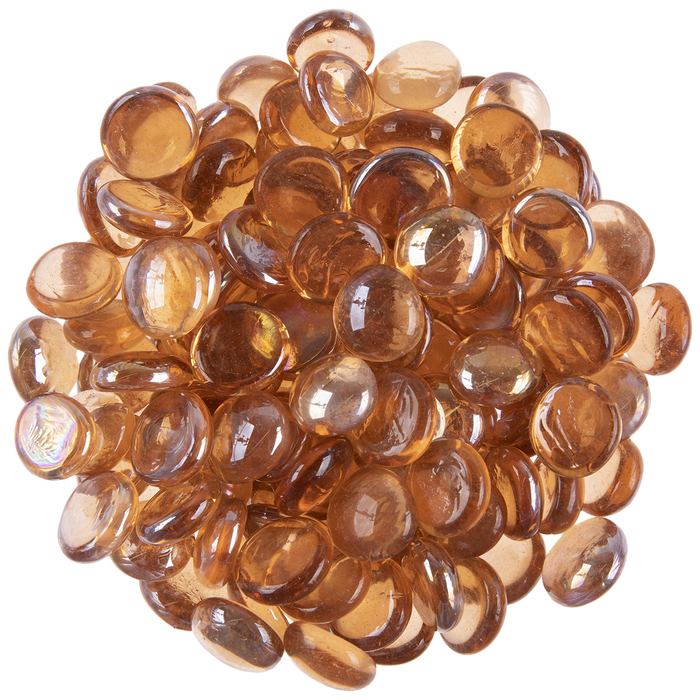 Peach Oval Glass Gem Filler Hobby Lobby 726851