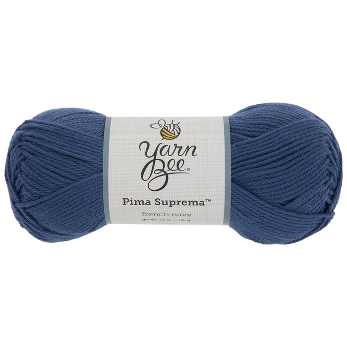 French Navy Yarn Bee Pima Suprema Yarn Hobby Lobby 2101731